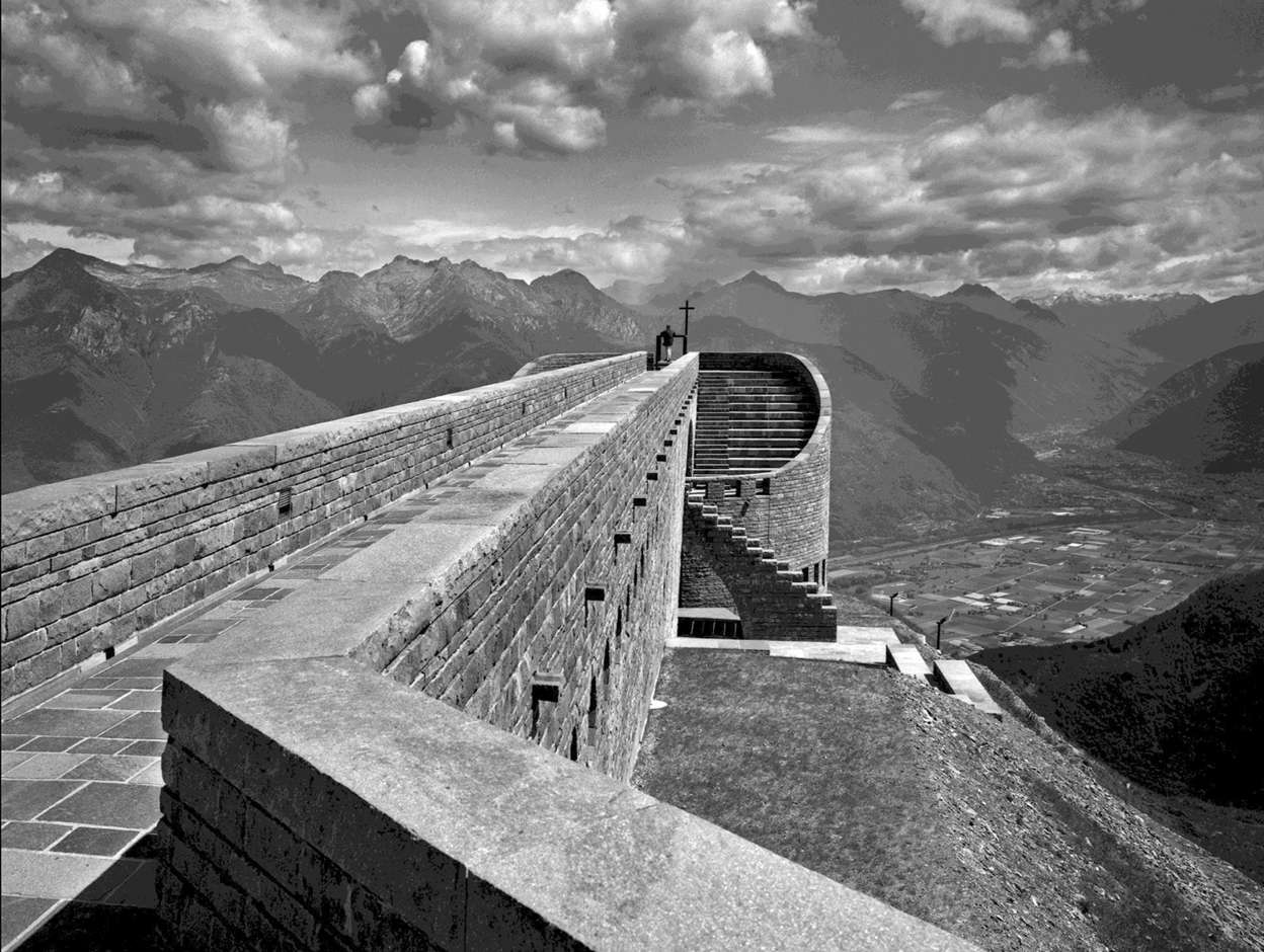 Cappella di Santa Maria degli Angeli, Monte Tamaro, Svizzera, 1990-1996, Mario Botta